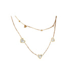 316 Stainless Steel Trible Heart Necklace