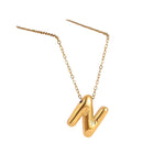 316 Stainless Steel Letterly Necklace