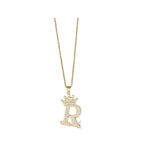 316 Stainless Steel Queen Letterly Necklace