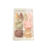 False Nails Press On Forever Creamy 96Pcs