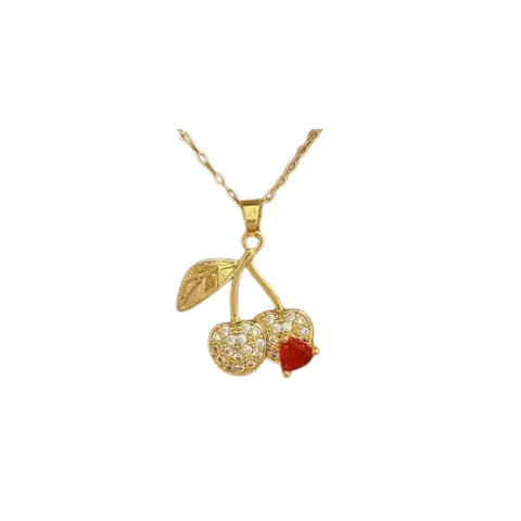 316 Stainless Steel Golden Heart Necklace
