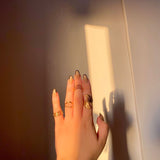 316 Stainless Steel Rings Of Power (4pcs)