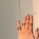 316 Stainless Steel House Of The Rings(4pcs)