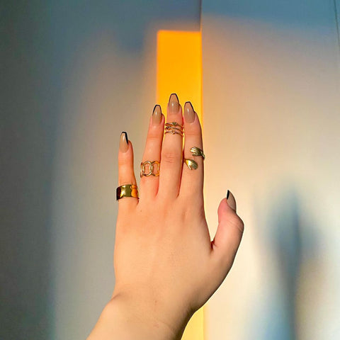 316 Stainless Steel Rings Of Power (4pcs)