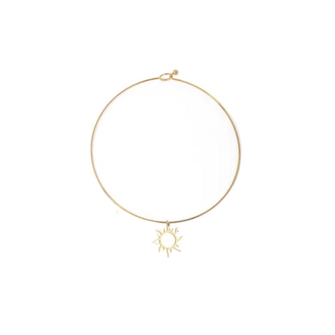 316 Stainless Steel The Sun Necklace