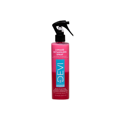 The Devi 2-Phase Detangling Spray with Keratin & Squalane