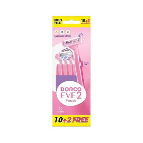 DORCO EVE 2 PLUS 10+2 Portable Razors