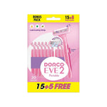 DORCO EVE 2 PLUS 15+5  Portable Razors
