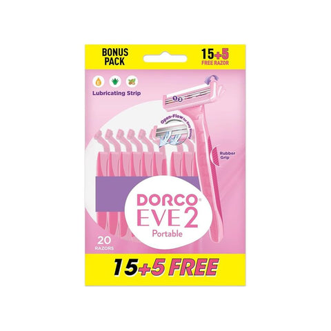 DORCO EVE 2 PLUS 15+5  Portable Razors