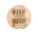 False Nails Press On Hand Made Stripes 10Pcs