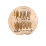False Nails Press On Hand Made Stripes 10Pcs