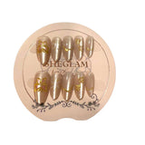 False Nails Press On Hand Made Stripes 10Pcs