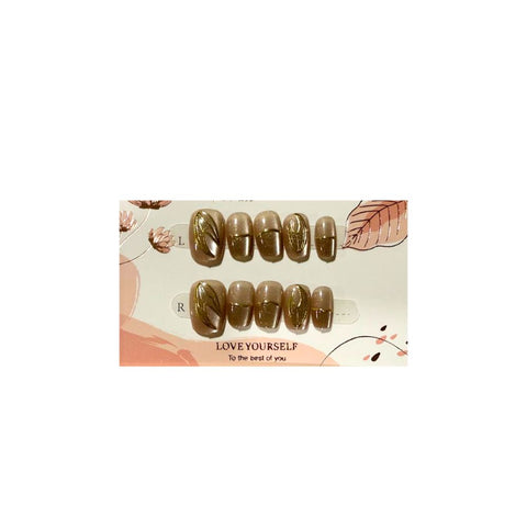 False Nails  Hand Made Luna 10Pcs