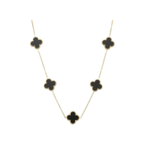 316 Stainless Steel Four Leaf Necklace