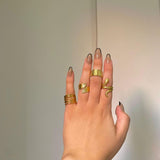 316 Stainless Steel Planet Of The Rings (4pcs)