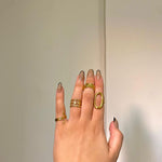 316 Stainless Steel Planet Of The Rings (4pcs)