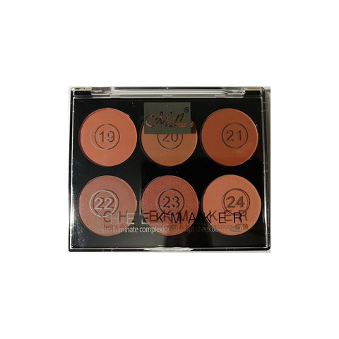 M.n Menow Cheek Maker 6 Color pallete