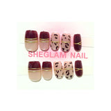 False Nails Carmen Hand Made 10 Pcs