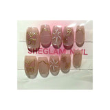 False Nails Carmen Hand Made 10 Pcs