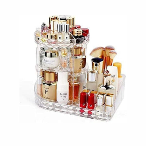 360 Rotate Make Up Acrylic Organizer