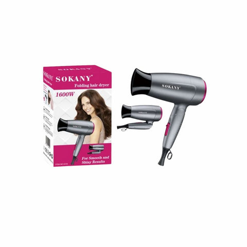 Sokany Folding Mini Hair Dryer 1600W