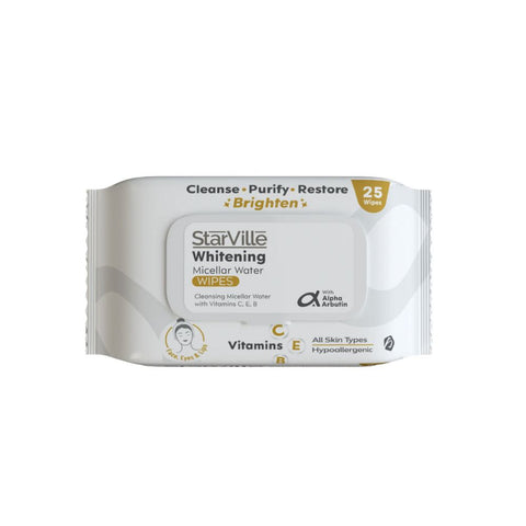 Starville Whitening Micellar Water Wipes