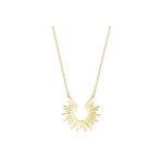316 Stainless Steel Peruvian Sun Necklace